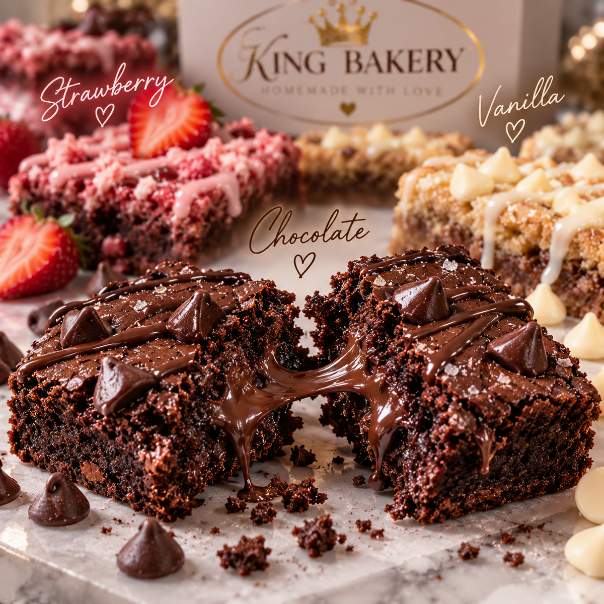 Mixed  Brownies (Nine)